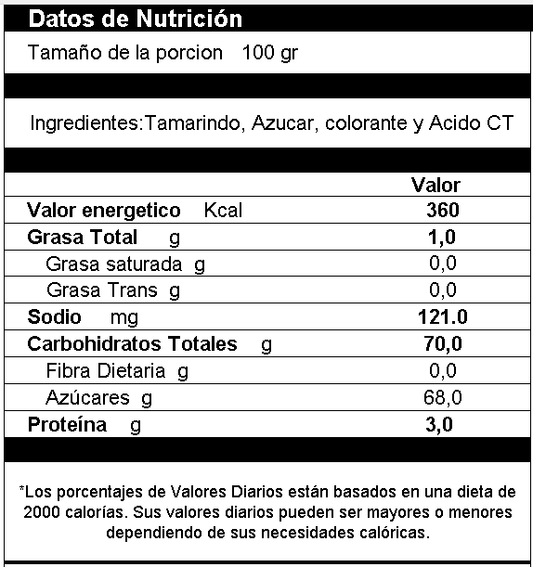 Tamarindo Confitado Astronete