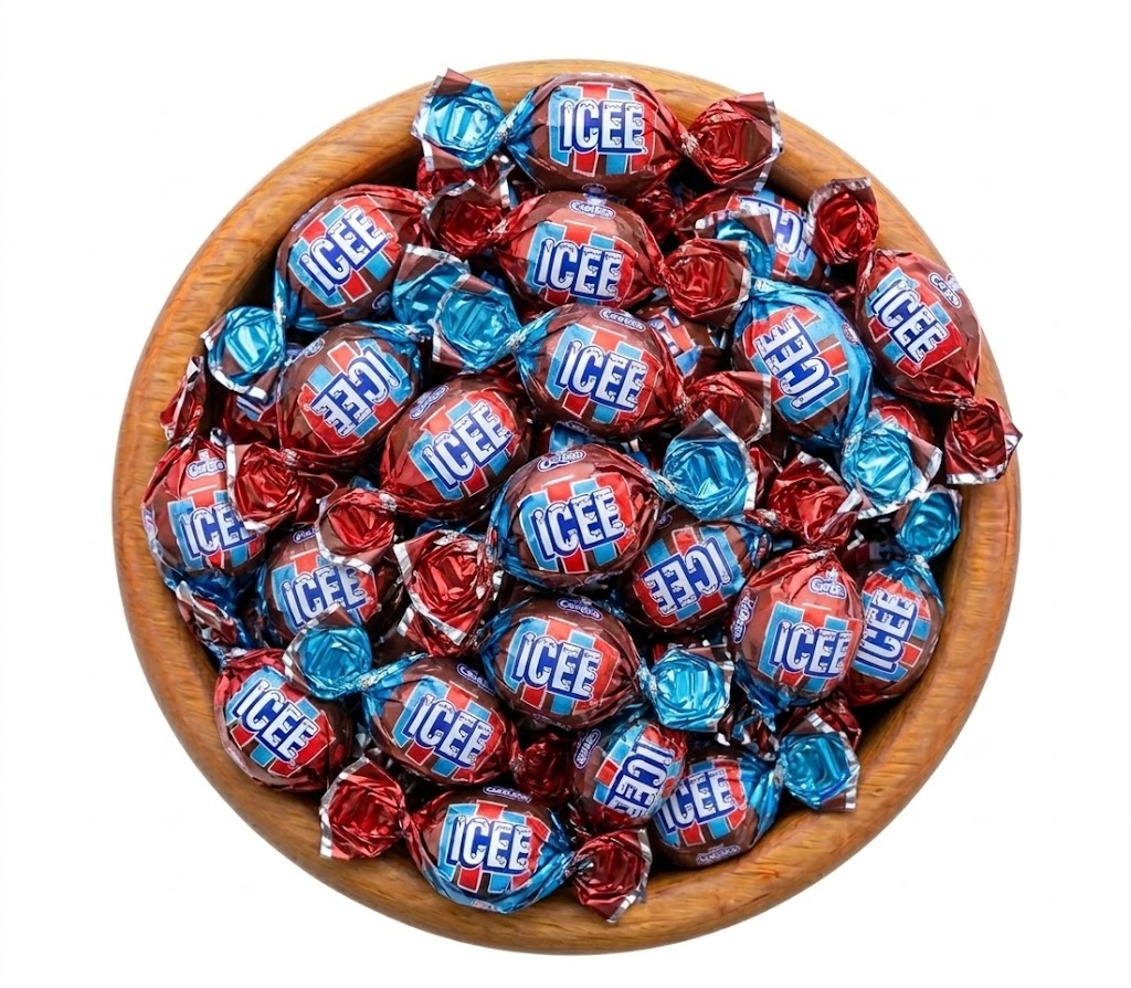 Chocolate Icee de Cereza Y Mora Azul