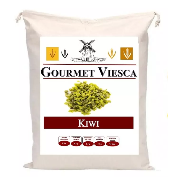 Kiwi Deshidratado En Cubos