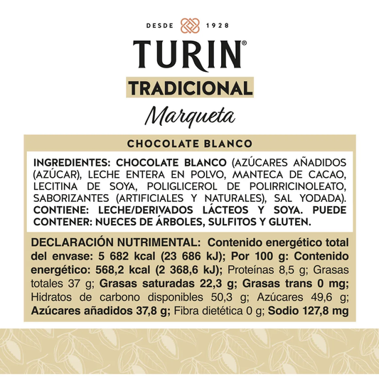 Marqueta Turin Chocolate Blanco