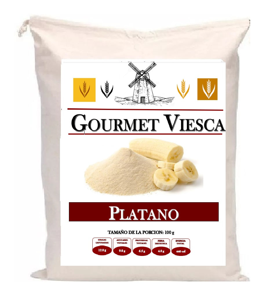 Harina De Plátano Deshidratado con Miel