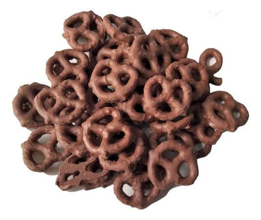 Pretzel Cubierta De Chocolate Amargo Y Chile
