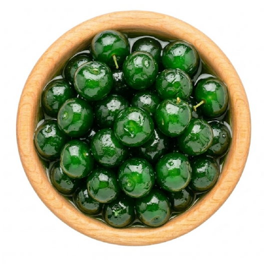 Cerezas Verdes en Almibar sin Tallo