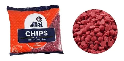Chispas De Chocolate Rojas Alpezzi