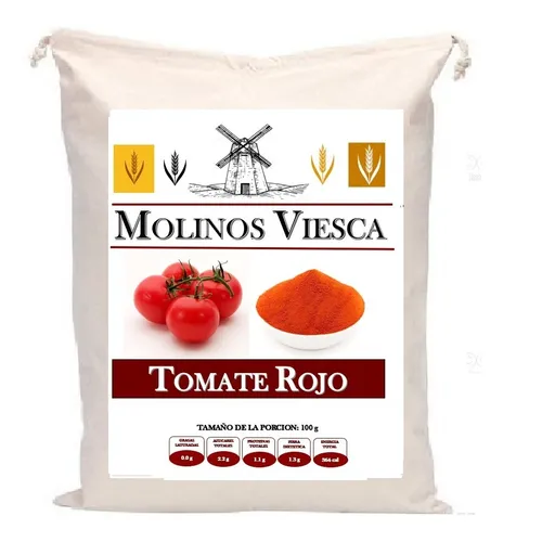 Tomate Rojo Deshidratado En Polvo