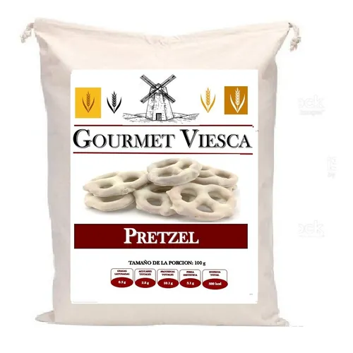 Pretzel Con Chocolate Blanco