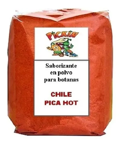 1 Kg Polvo Chile Pica Hot: Botanas, Micheladas