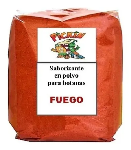 1 Kg Polvo Chile Fuego: Botanas, Micheladas