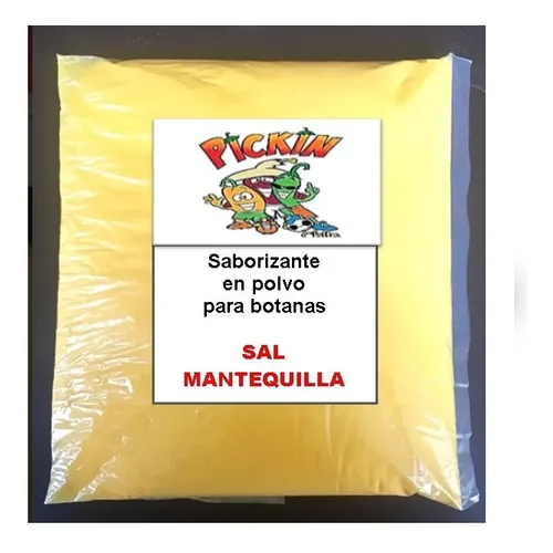 1 Kg Polvo Saborizante Sal Mantequilla: Botanas, Palomitas