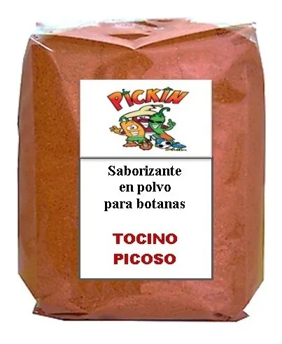 5 Kg Polvo Sabor Tocino Picoso Para Palomitas Y Frituras