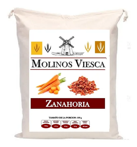 Zanahoria Deshidrata En Trozo
