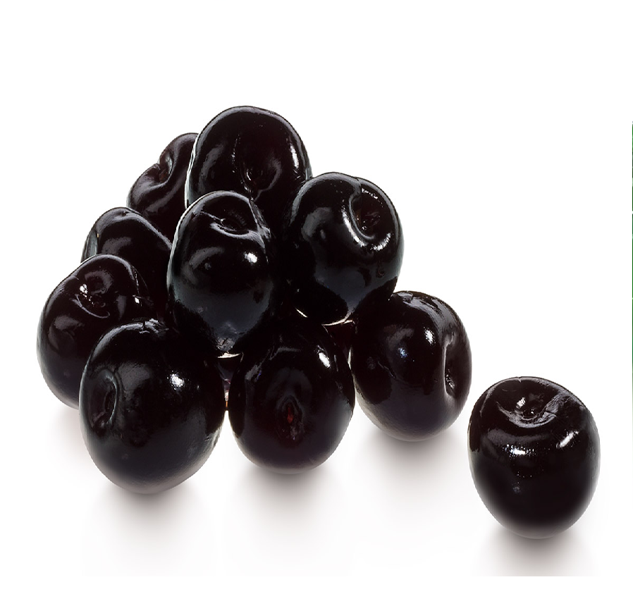 Cerezas Negras en Almibar sin Tallo