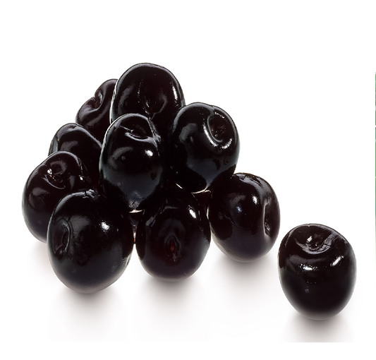 Cerezas Negras en Almibar sin Tallo