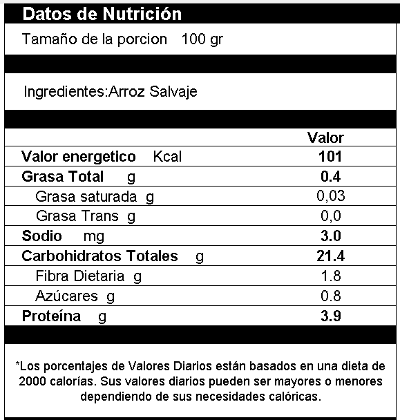 Arroz Salvaje