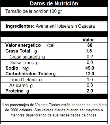 Harina De Avena