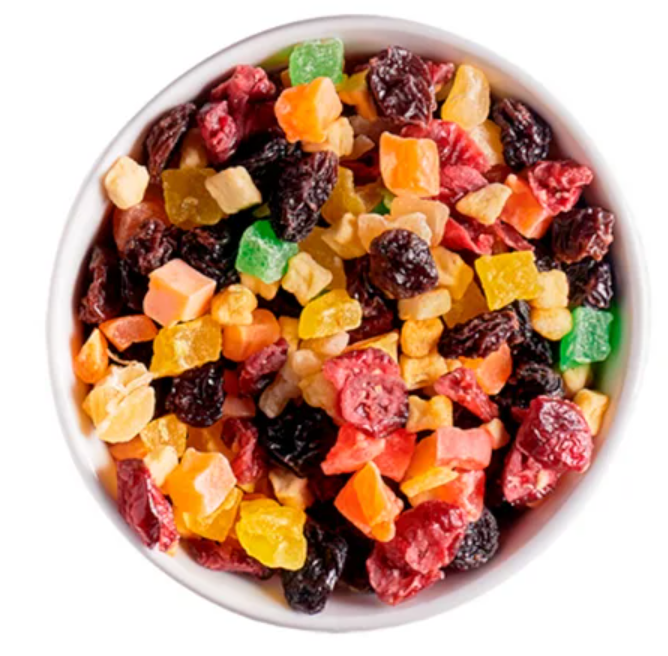 Mix De Frutas En Cubo Deshidratada