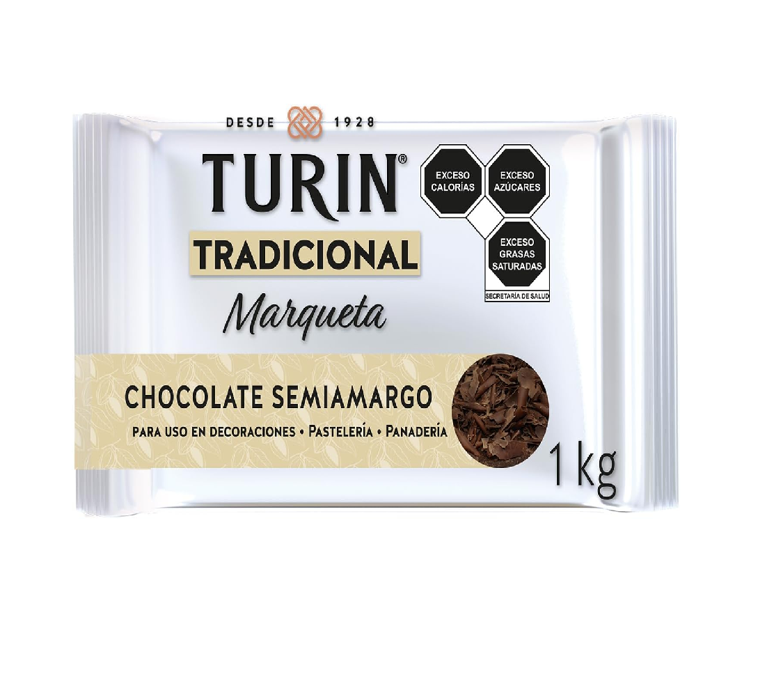 Marqueta Turin Chocolate semiamargo