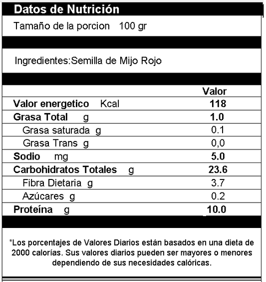 Harina De Mijo Rojo