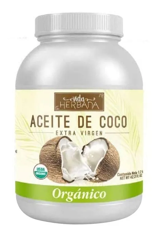 2.4 Kg Aceite De Coco Extra Virgen Orgánico Vida Herbana