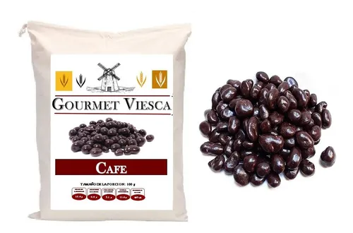 5 Kg De Granos De Café Cubiertos Con Chocolate Sin Azúcar