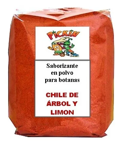1 Kg Polvo Saborizante Chile Arbol Limon: Botanas, Michelada