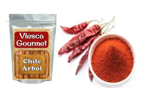 1 Kg De Chile De Árbol En Polvo Calidad Gourmet