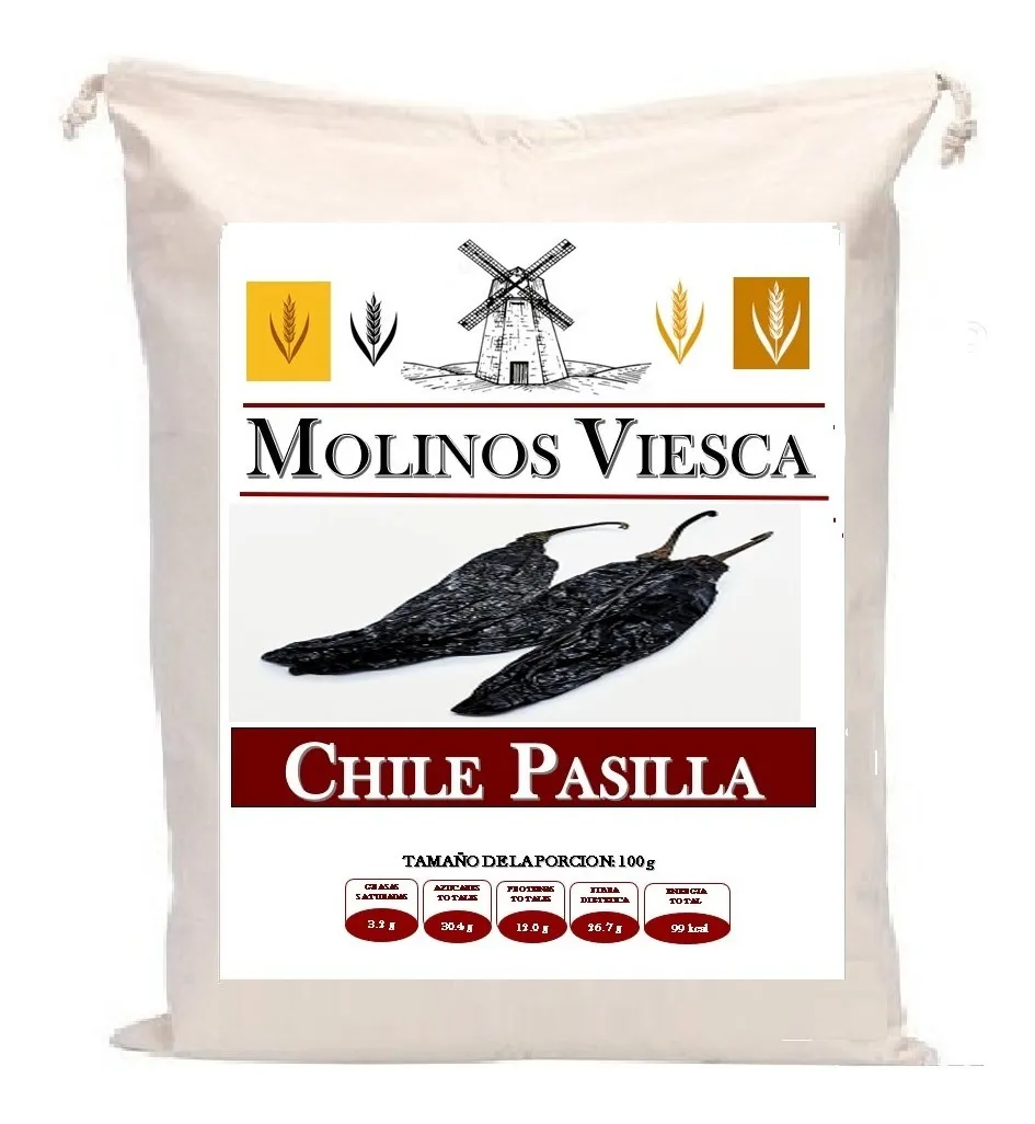 10 Kg De Chile Pasilla Entero Calidad Gourmet