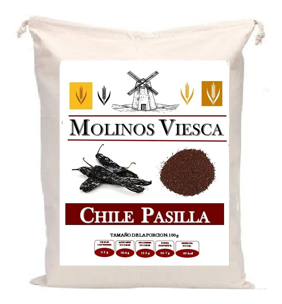 5 Kg De Chile Pasilla En Polvo Calidad Gourmet