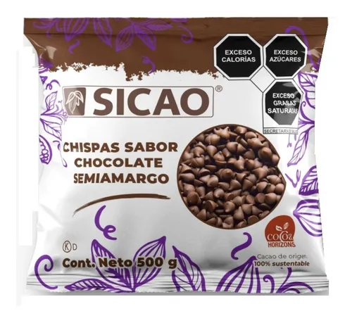 Chispas De Chocolate Semiamargas Sicao