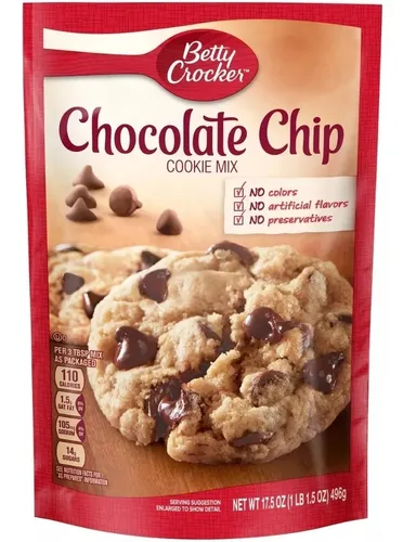 496 Gr Harina Galleta Chispas Betty Crocker Chip Cookies