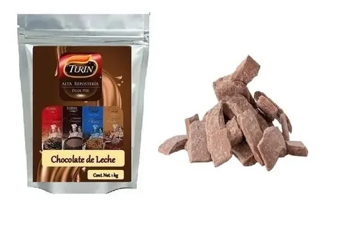 1 Kg De Chocolate De Leche, 1 kg Amargo Y 1 kg Blanco Turín