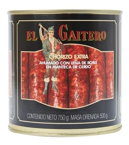 750 Gr Chorizo Ahumado Con Leña De Roble