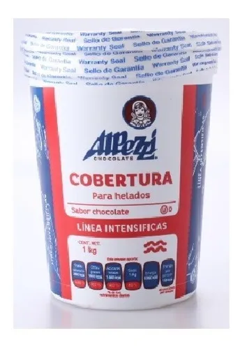 4 Kg De Cobertura Helados Y Paletas Chocolate Alpezzi