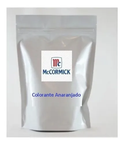 1 Kg Polvo Colorante Naranja Mccormick