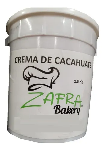 2.5 Kg De Crema De Cacahuate Marca Zafra Reposteria