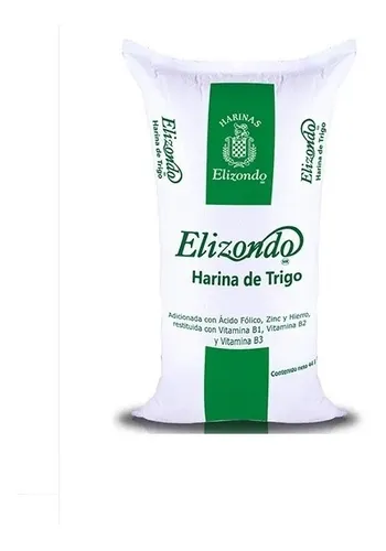 Harina De Trigo Elizondo Fuerte Alto Poder Fermentivo