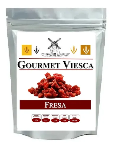 1 Kg De Fresa Deshidratada Calidad Premium