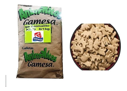 3 Kg De Galleta De Animalitos Gamesa Excelente Calidad