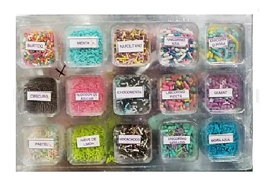 1 Kg De Granillo De Colores Para Decoración En Repostería