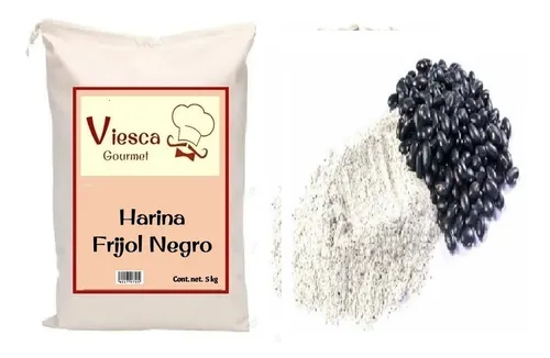 5 Kg Harina De Frijol Negro Excelente Calidad