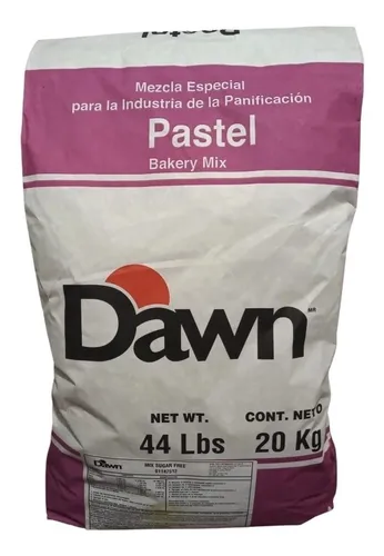 20 Kg De Mix Harina De Pastel De Chocolate Marca Dawn