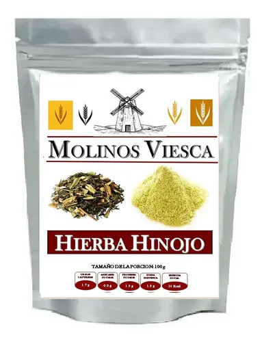 1 Kg Hierba De Hinojo Para Te Y Tisanas En Polvo