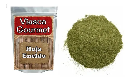 500 Gramos De Hoja Deshidratada De Eneldo Calidad Gourmet