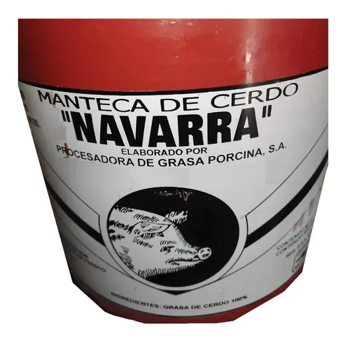 13.6 Manteca De Cerdo Navarra Excelente Calidad