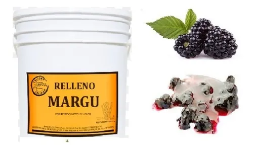 5 Kg Relleno Mermelada Horneable Pastelería Zarzamora Margu