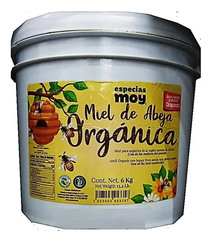 6 Kilos De Miel De Abeja Orgánica Excelente Calidad.