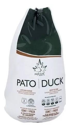 2.2 A 2.4 Kg Cada Uno 2 Patos Crudos De Marca Maple Leaf