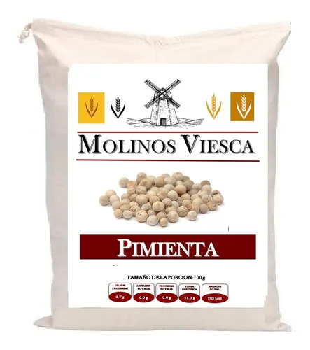 10 Kg De Pimienta Blanca Entera Calidad Gourmet