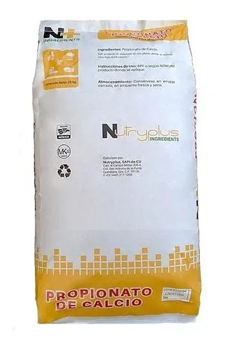 5 Kg Propionato De Calcio Conservador Nutryplus