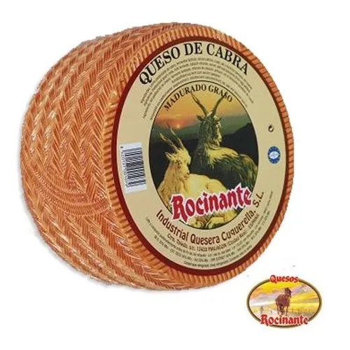 1 Kg De Queso De Cabra Rocinante Semicurado Español